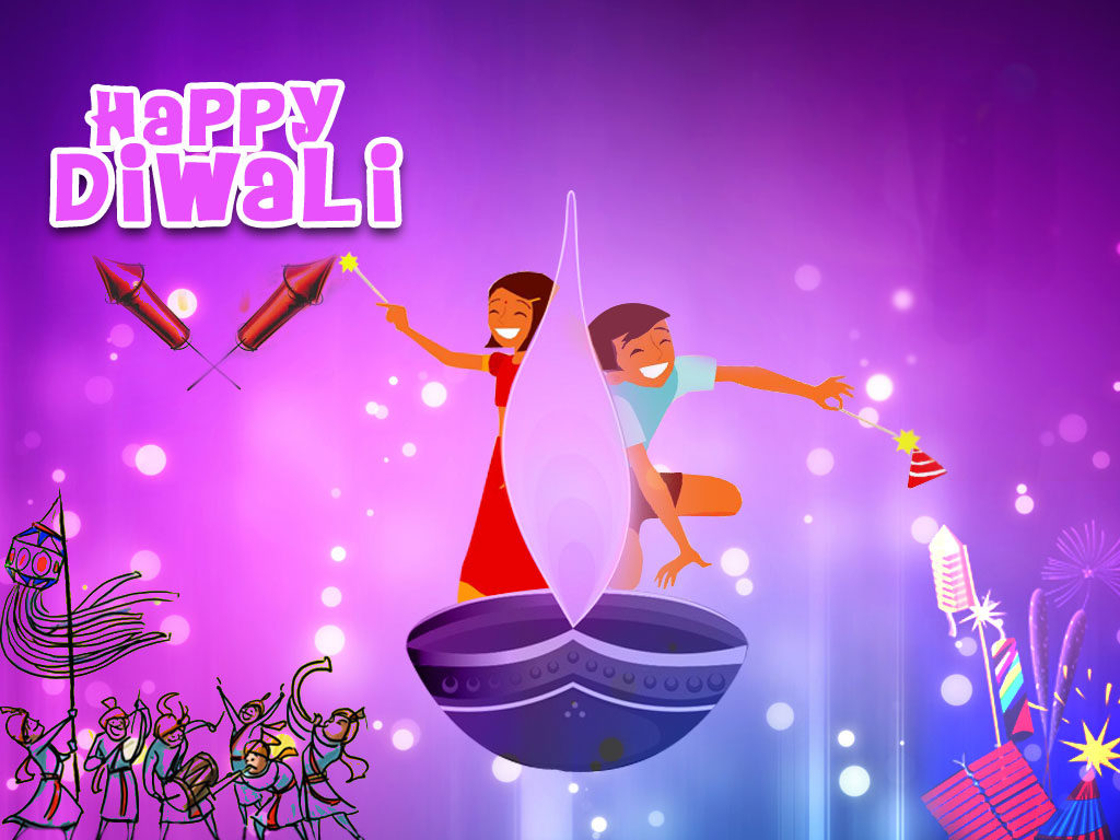 Happy Diwali Greeting card 