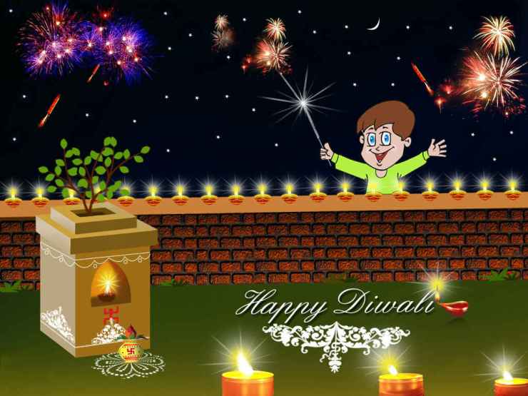 Cute picture in Happy Diwali Happy Diwali Hd Picture