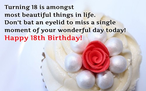 Happy 18 Birthday Image With Quotes