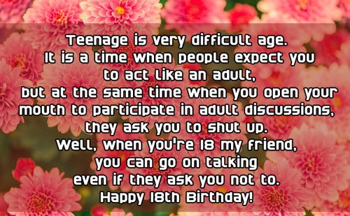 Wish Happy 18 Birthday To Your Friends On Whatsapp Status