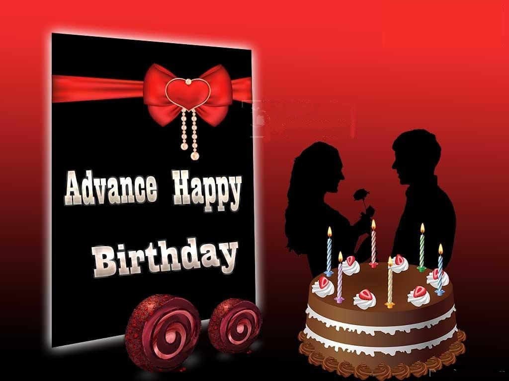 Wish happy birthday in advance to your partner