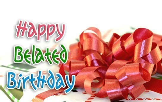 Happy Belated Birthday For Facebook Whatsapp Friends