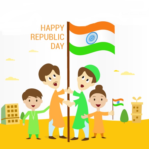Happy Republic Day India KIids Wallpapers