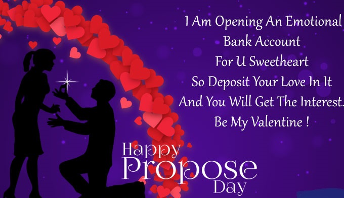 Happy Propose Day  Shayari  Image in English 2019