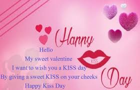 happy kiss day wishes wallpaper 2019