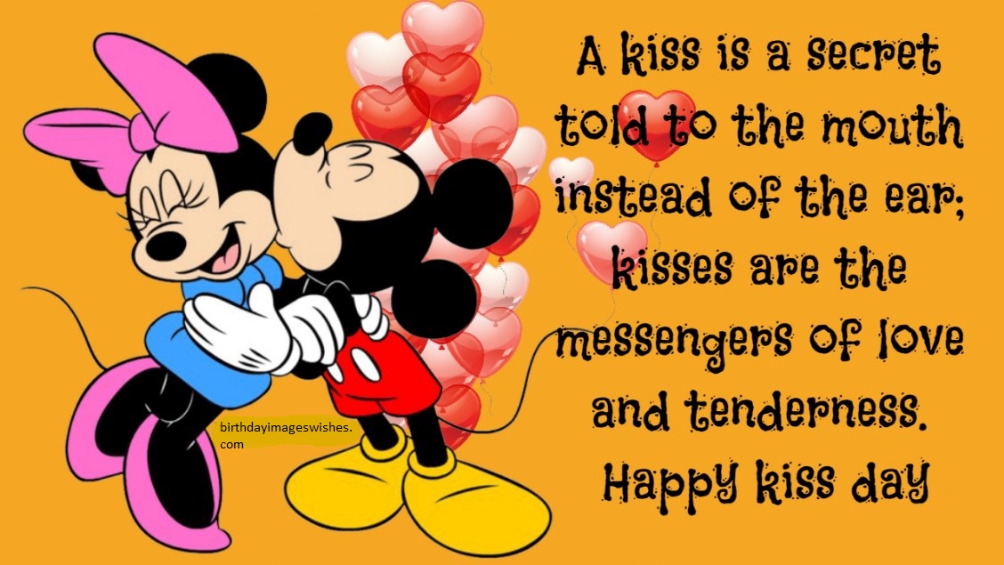 happy kiss day greetings wallpaper 2019