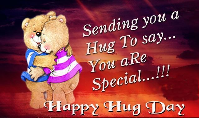 hug day wishes images 2019