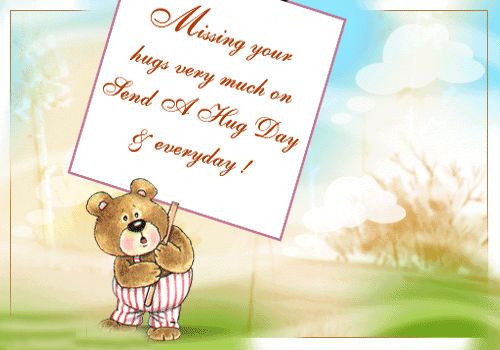 happy teddy hug greetings wallpaper 2019
