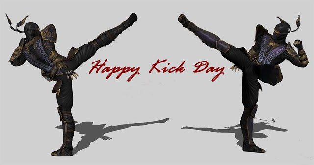 Happy kick day wallpaper