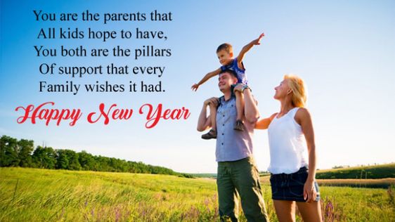 Happy New Year 2020 Messages For Mom & Dad