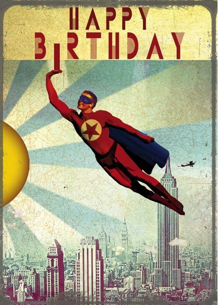 Vintage Postcards Wishes Happy Birthday Dear Grandfather