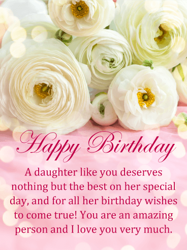Birthday Wishes for Daughter