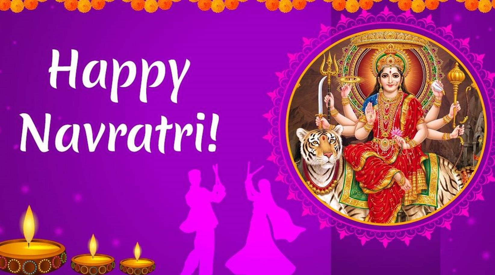Colorful Navratri Wishes Image Popular Happy Navratri Images