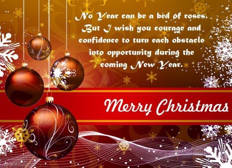 Merry Christmas And Happy New Year HD Images 