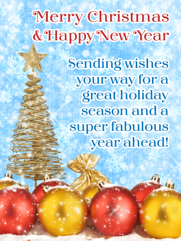 Merry Christmas And Happy New Year HD Images 