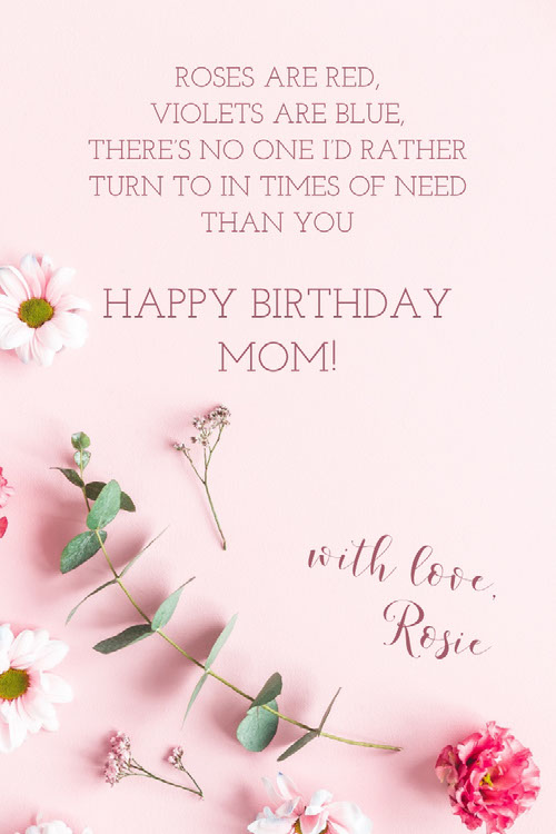 Mother Birthday Wishes Images