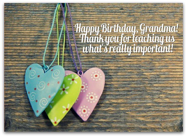 Birthday Wishes for Grandmother