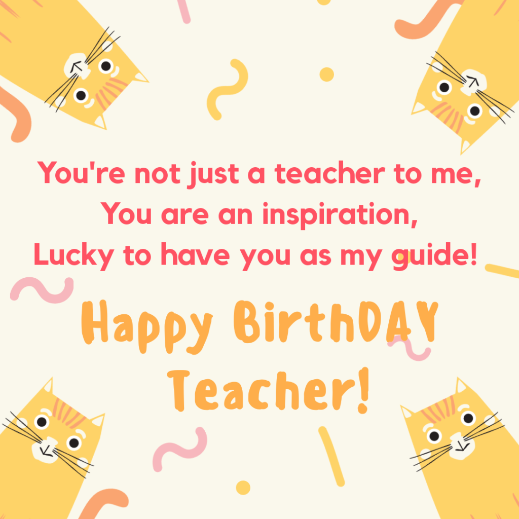 Birthday Wishes for Teacher Images