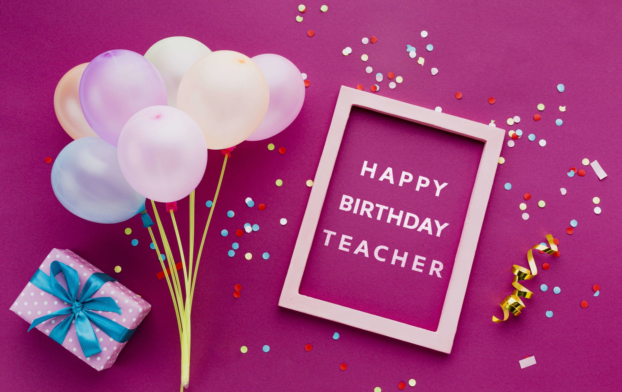 Birthday Wishes for Teacher Images