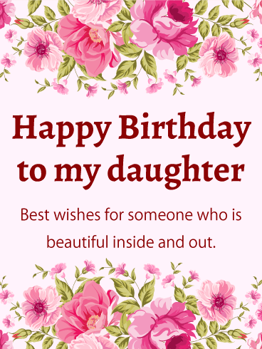 Daughter Birthday Wishes Images