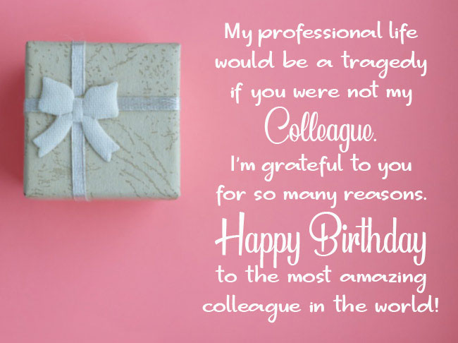 Birthday Wishes for Colleague Images 