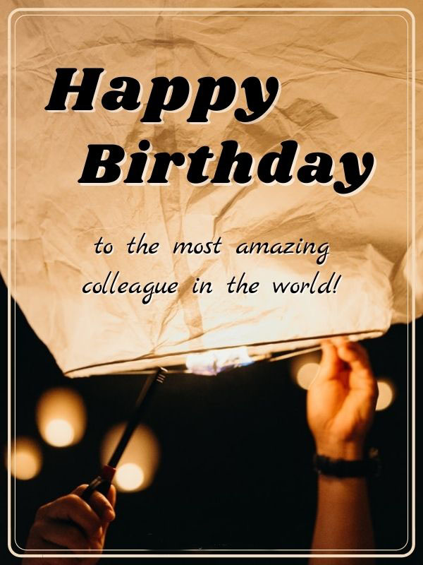Birthday Wishes for Colleague Images 