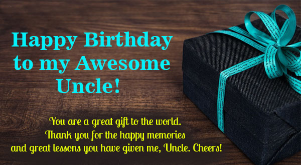 Birthday Wishes for Uncle Images 