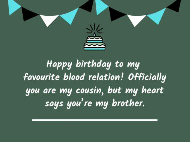 Birthday Wishes for Cousin Brother Images