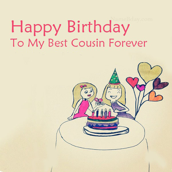 Birthday Wishes for Cousin Sister Images