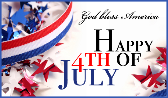 Greeting on American Independence Day Images