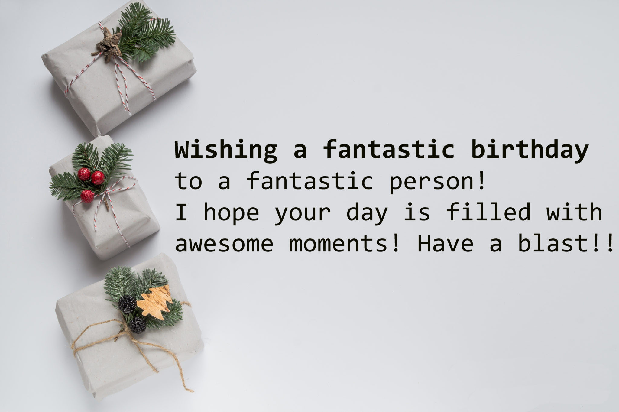 Cute Photo Wishing Birthday Most Fantastic Person Happy Birthday Wishes Messages