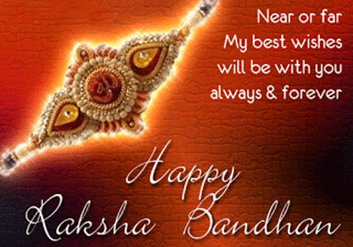 Beautiful Image Of  Wishing Happy Raksha Bandhan 