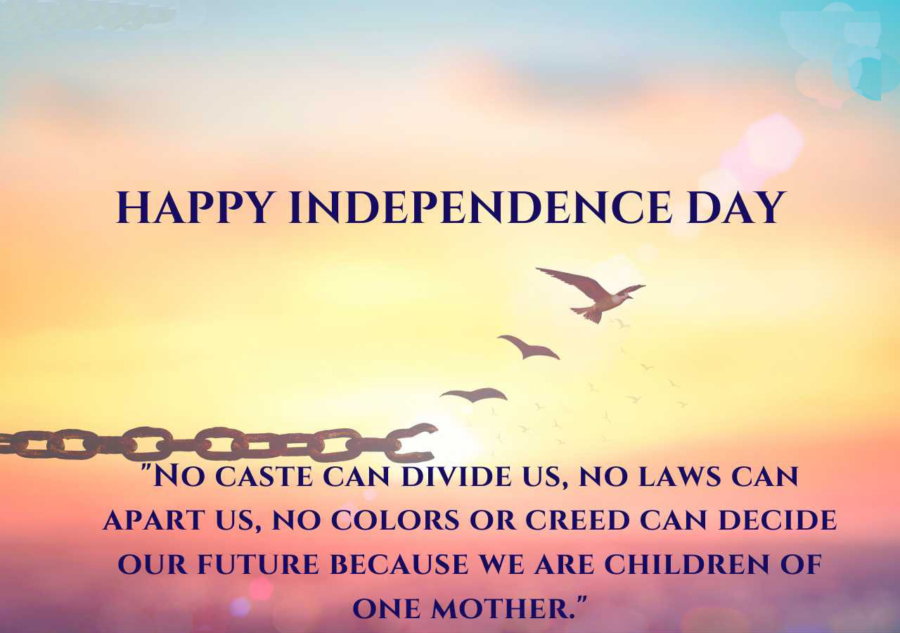 Beautiful Image Of  Wishing Indian Independence Day