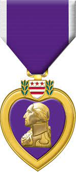 Background Image For Wishes USA Purple Heart Day 2021 
