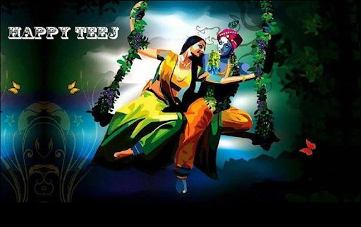 Background Image For Wishes Hariyali Teej Hariyali Teej Quotes