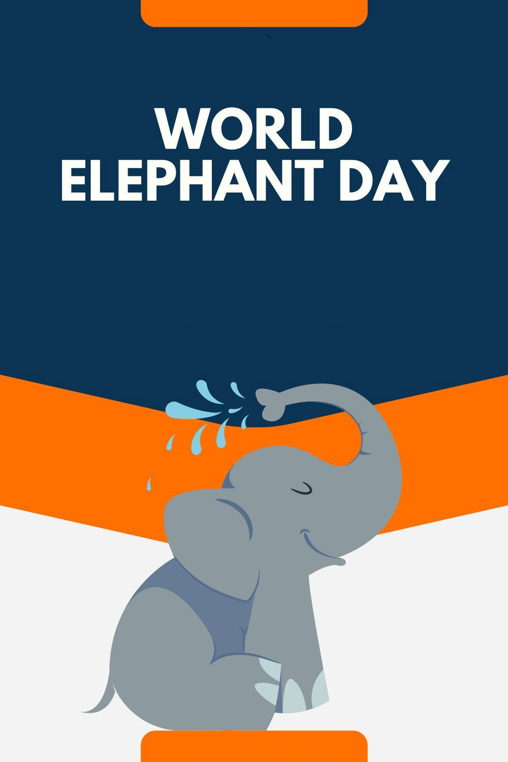 Facebook Whats app Image For Elephant Day Wishes Inspirational Elephant Day Quotes