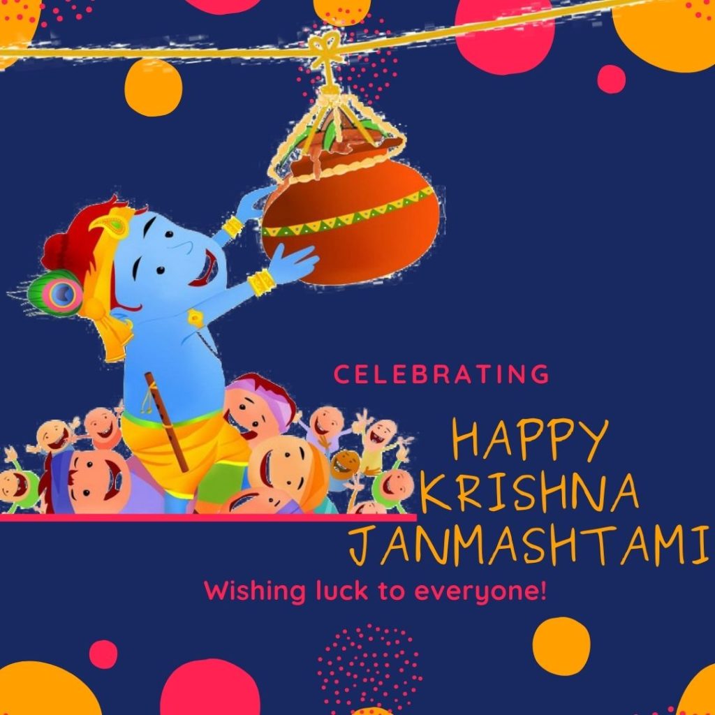 Krishna Janmashtami Wishes Photo 