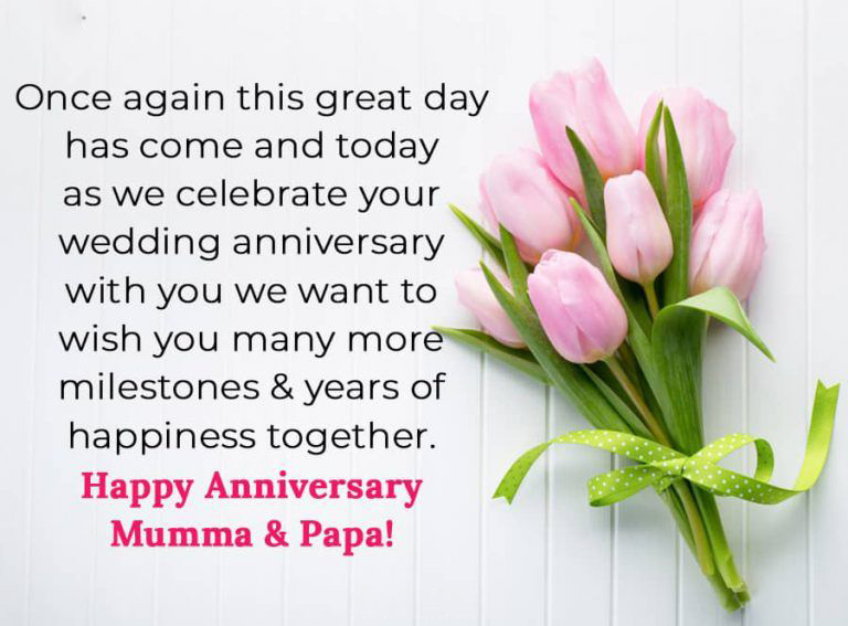 Happy Anniversary Wishes To Mother and Father 