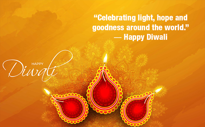 Colorful Diwali Image Wishes Deepavali the Celebration of Lights Wishes