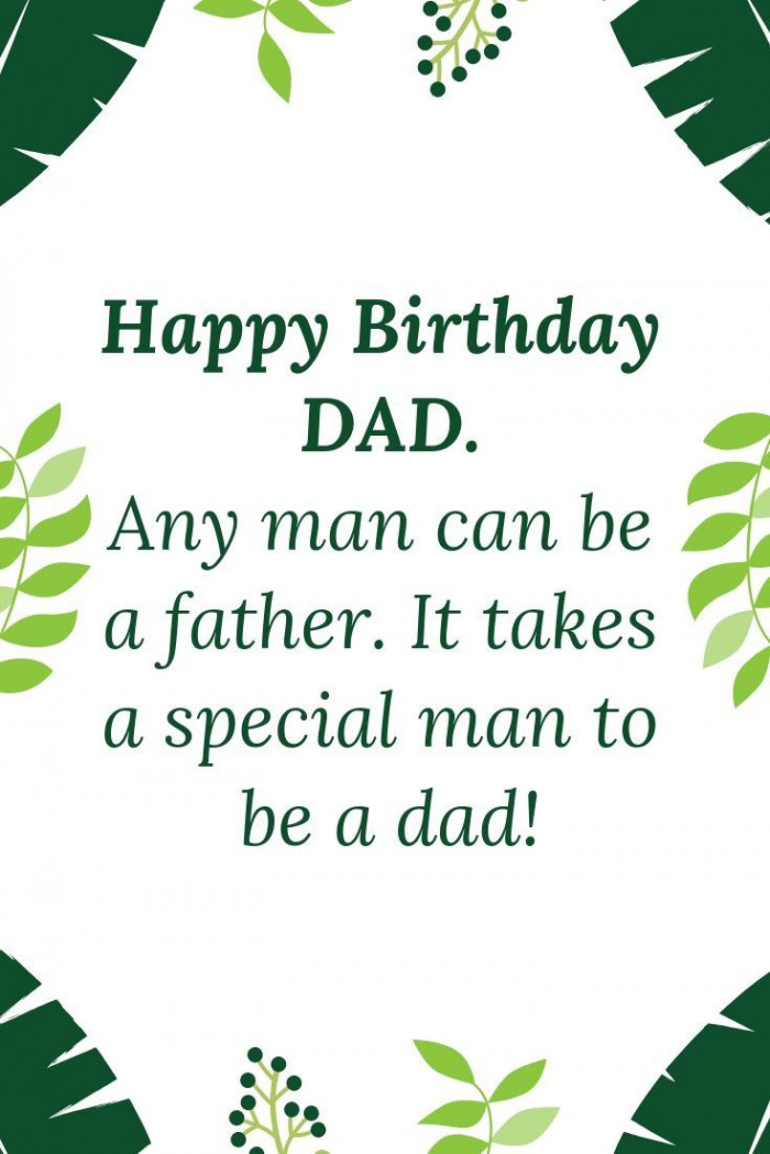 Birthday wishing image for father