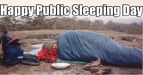 National Public Sleeping Day Photos