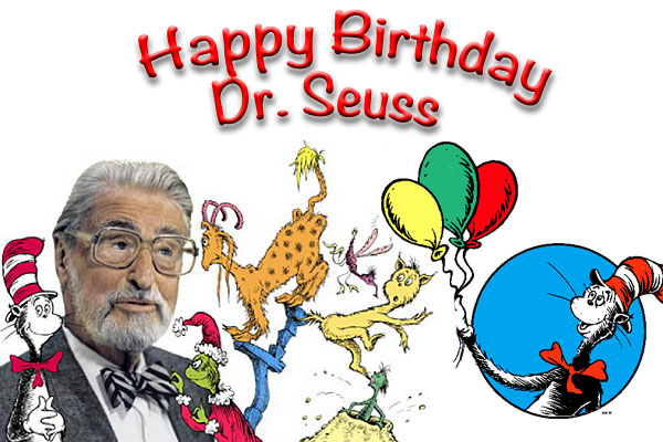 Wish you Happy Birthday Dr. Seuss Images