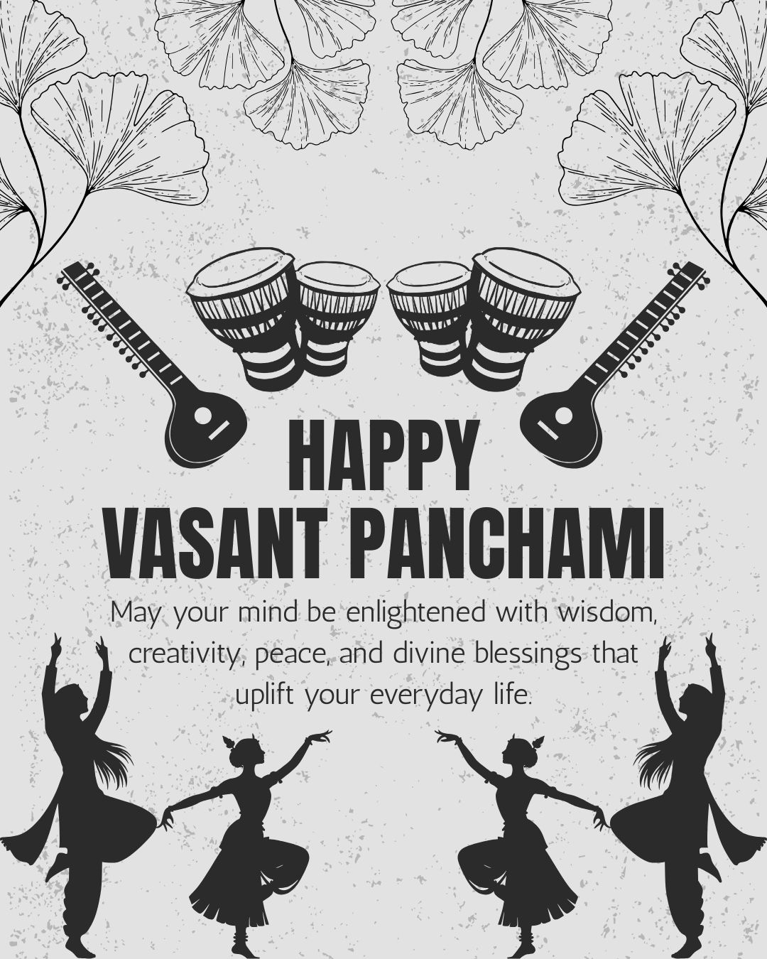 Creative Vasant Panchami Wishes and Images Inspired by Music, Dance, and Culture Creative Vasant Panchami Wishes and Images Inspired by Music, Dance, and Culture