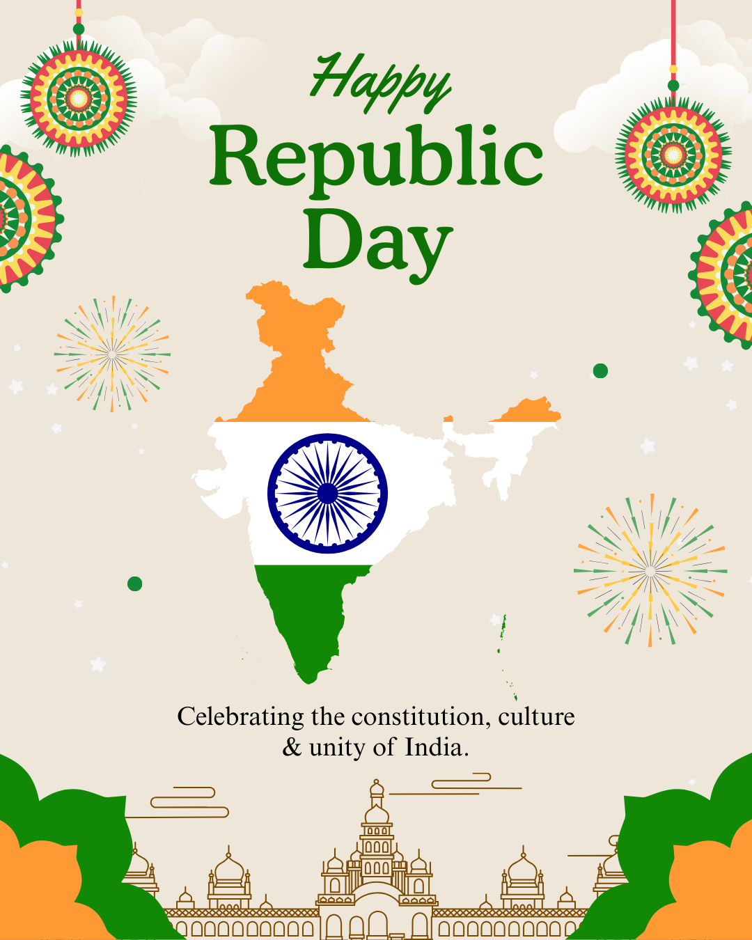 Happy Republic Day Wishes and Images Celebrating Indias Constitution & Unity