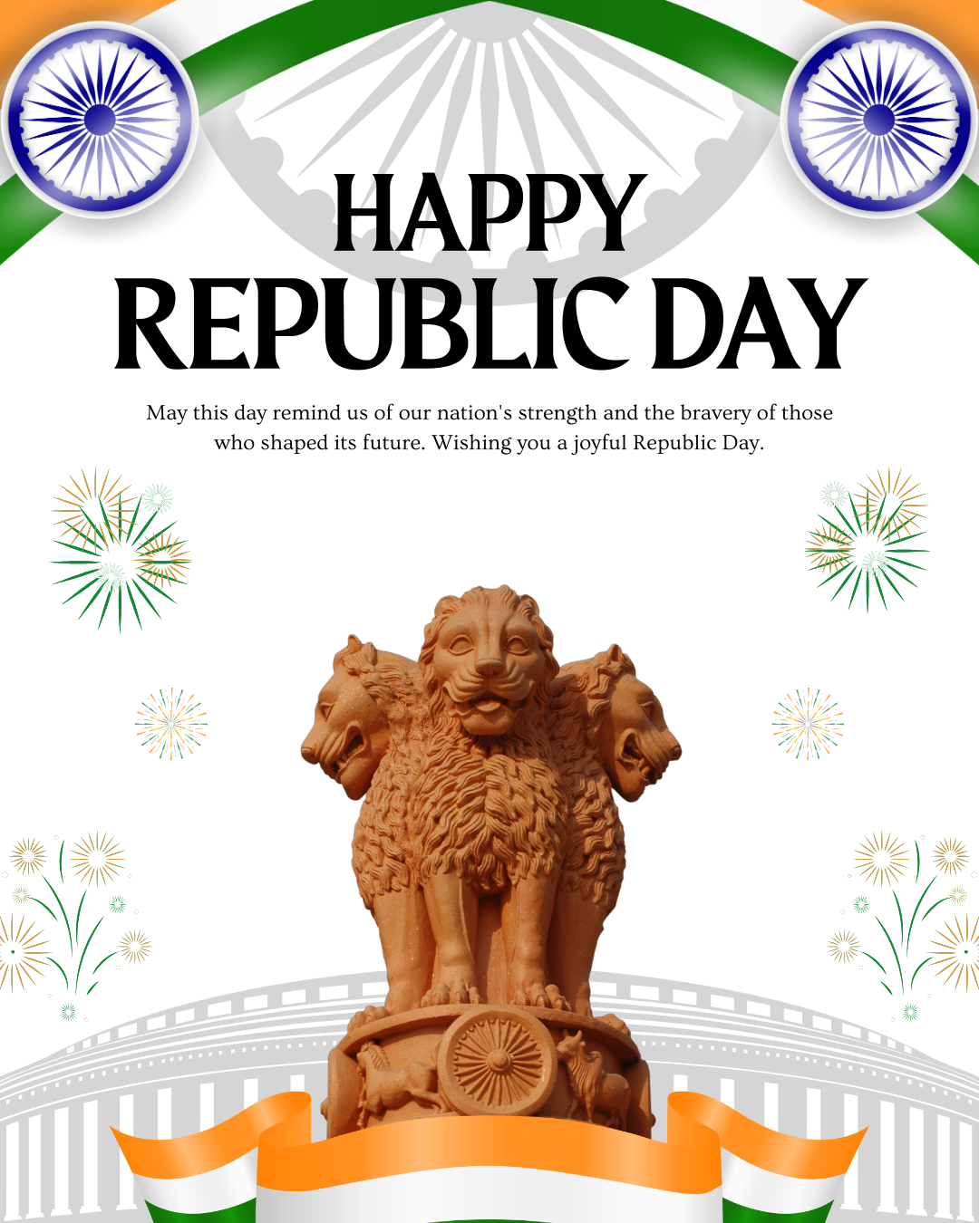 Republic Day Wishes and Images Featuring the Ashoka Lion Capital of India Republic Day Wishes and Images Featuring the Ashoka Lion Capital of India