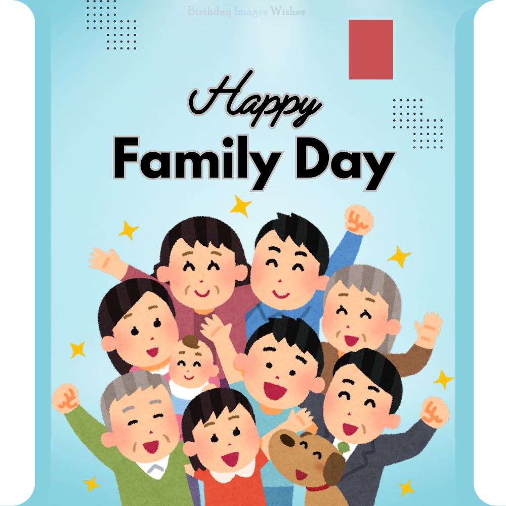 Happy Family Day Images and Joyful Wishes | Cute Family Celebration Art