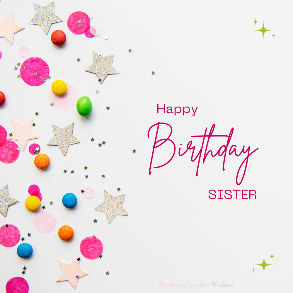 Happy Birthday To You Sister Images & Wishes – Gift, Cupcakes and Party Theme