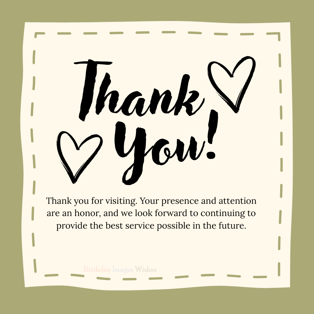 Thank You for Visiting Images and Wishes – Cute Handwritten Gratitude Card Design
