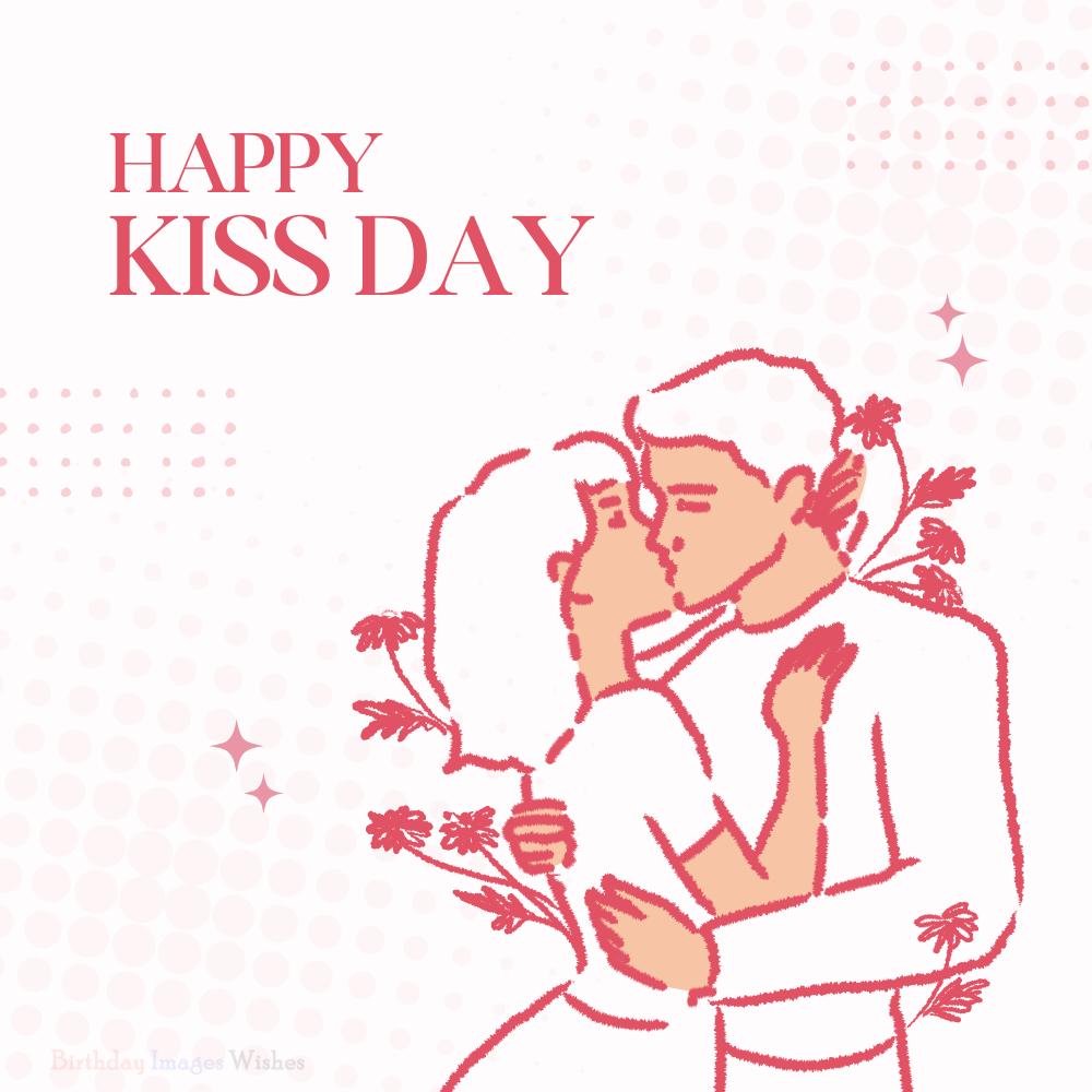 Romantic Happy Kiss Day Images and Wishes for Loving Couples