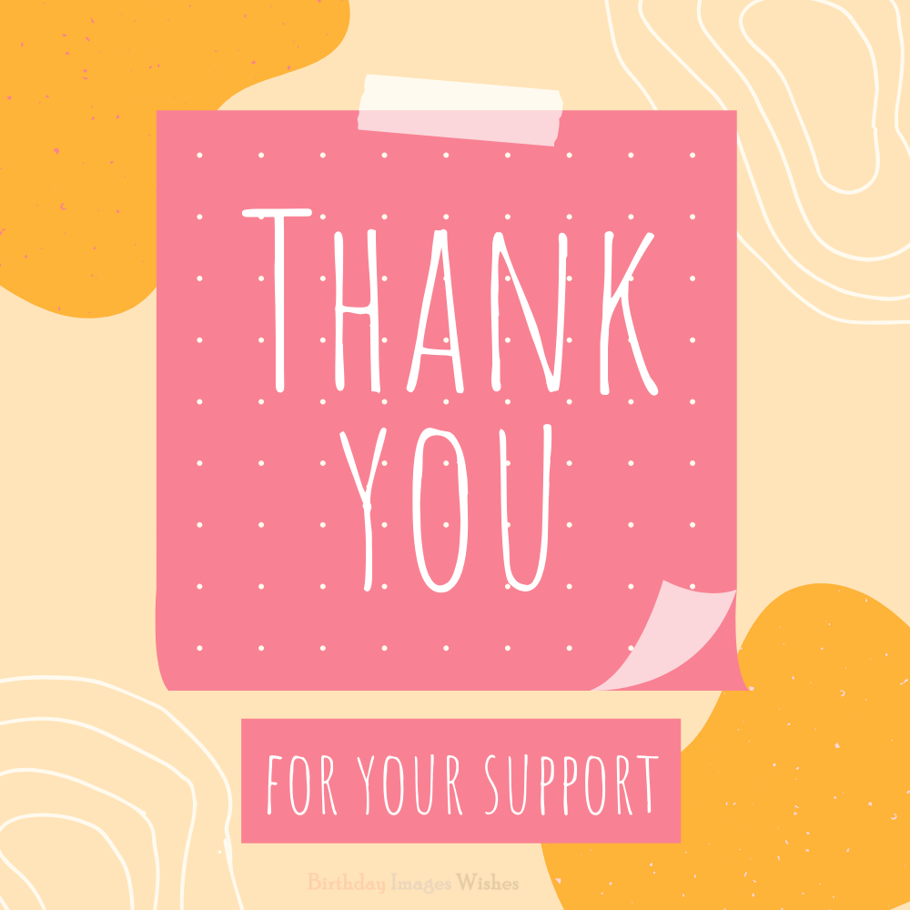 5. Creative Thank You Images and Wishes for Your Support
